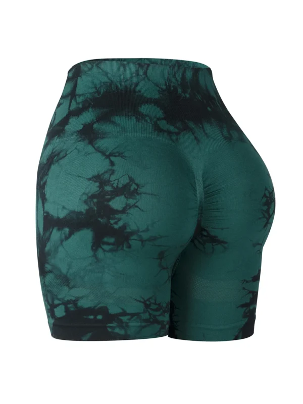WOMENS High Waist and Lifting Sports Shorts Running Fitness Yoga - Image 2