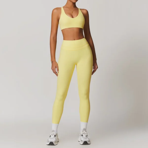 Women Quick-Drying Gym Set Women Tracksuit Yoga Clothing - Image 6