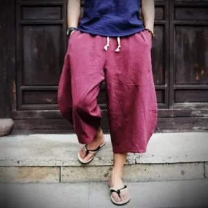 Casual Pants Trendy Chinese Style Men's Big Pants