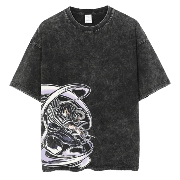 Hot Anime Demon Slayer Kamado Tanjirou Graphic Print T Shirt Men - Image 4
